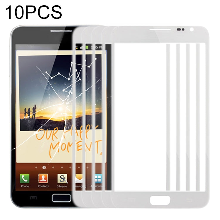 For Samsung Galaxy Note N7000 / i9220 10pcs Front Screen Outer Glass Lens , For Samsung Galaxy Note N7000