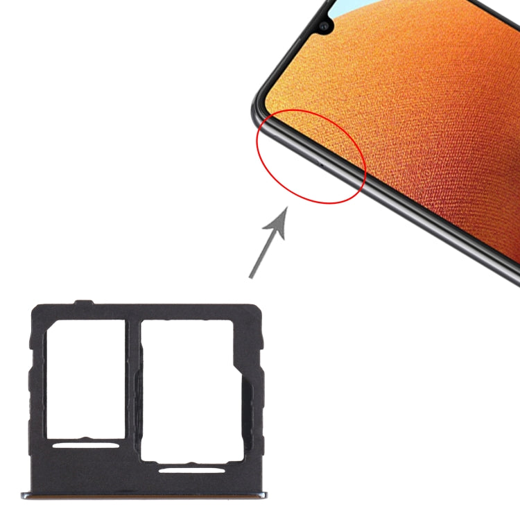 For Samsung Galaxy A32 5G SM-A326B SIM Card Tray + SIM Card Tray / Micro SD Card Tray, For Samsung Galaxy A32 5G