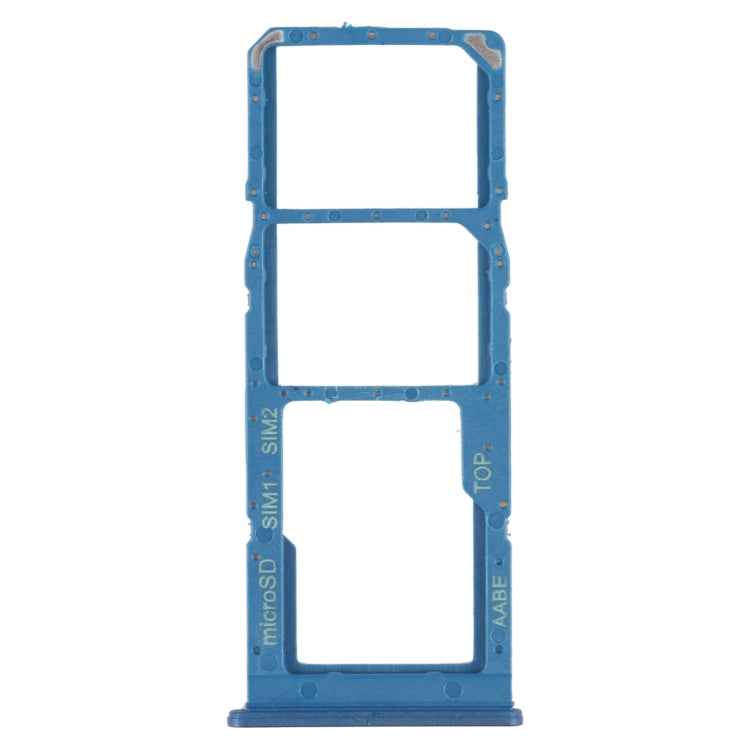 For Samsung Galaxy A12 SM-A125 SIM Card Tray + SIM Card Tray + Micro SD Card Tray, For Samsung Galaxy A12 (Dual Card) - BSPART