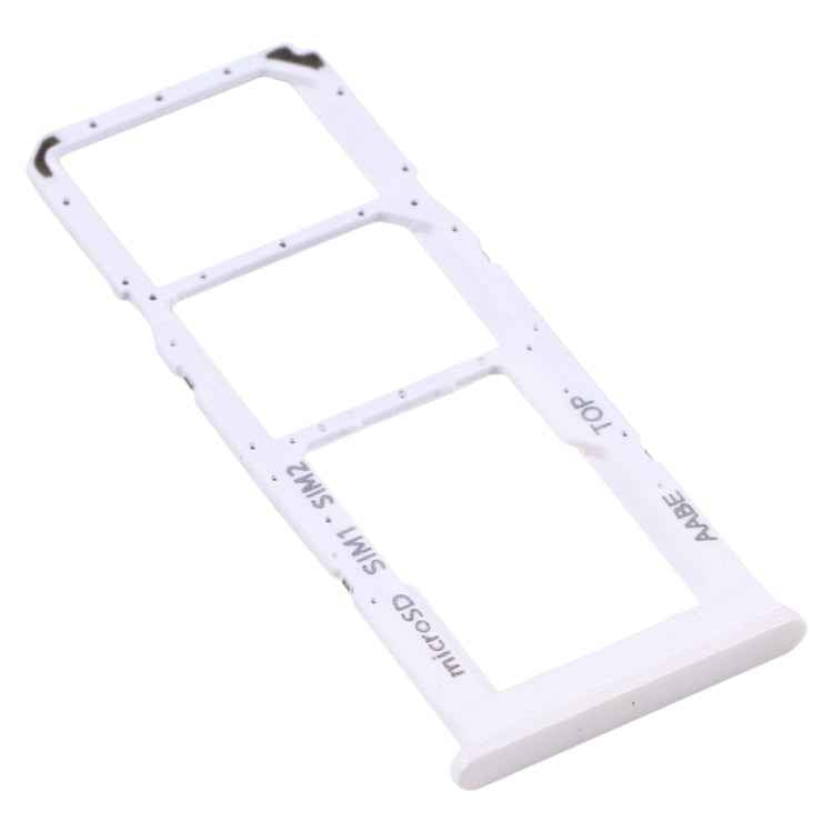 For Samsung Galaxy A12 SM-A125 SIM Card Tray + SIM Card Tray + Micro SD Card Tray, For Samsung Galaxy A12 (Dual Card) - BSPART