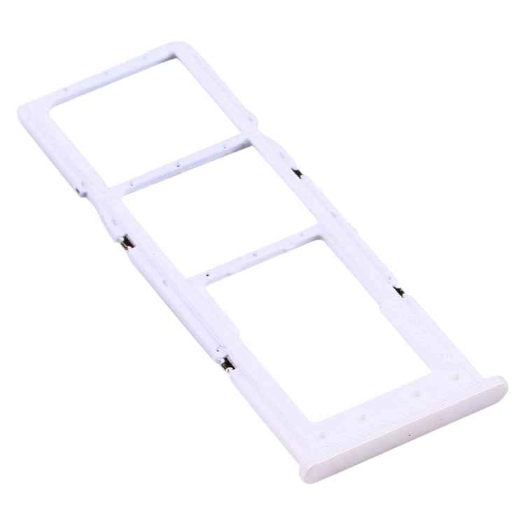 For Samsung Galaxy A12 SM-A125 SIM Card Tray + SIM Card Tray + Micro SD Card Tray, For Samsung Galaxy A12 (Dual Card) - BSPART