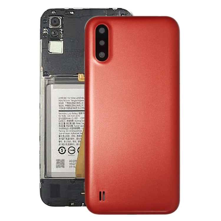 For Samsung Galaxy A01 SM-015F Battery Back Cover With Camera Lens, For Samsung Galaxy A01 - BSPART