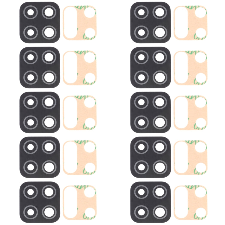 For Samsung Galaxy M12 SM-M127 10pcs Back Camera Lens, For Samsung Galaxy M12 - BSPART