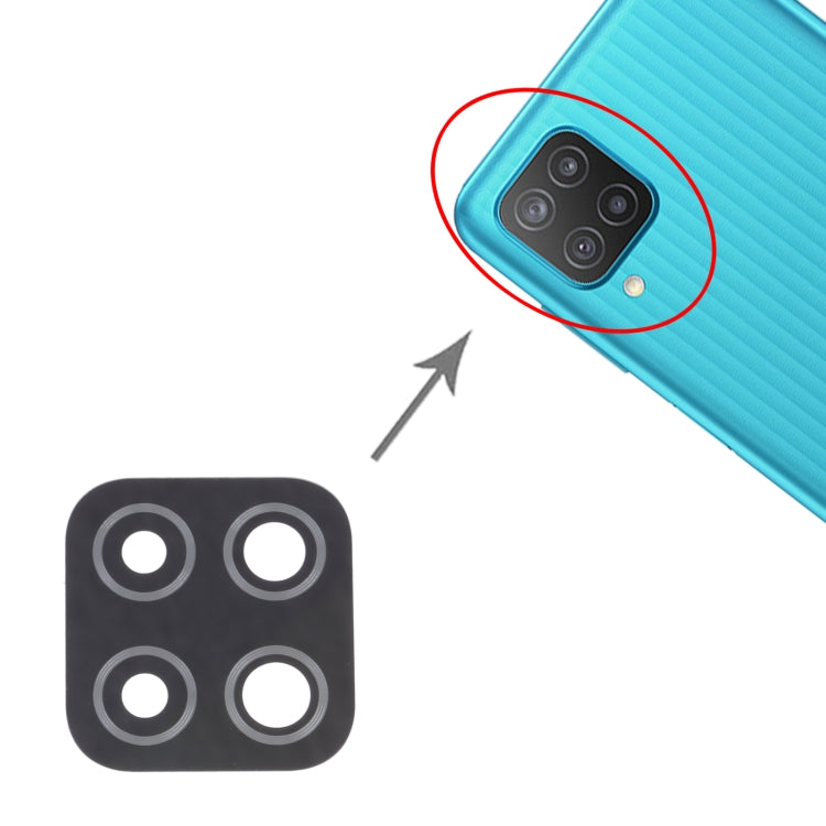 For Samsung Galaxy M12 SM-M127 10pcs Back Camera Lens, For Samsung Galaxy M12 - BSPART