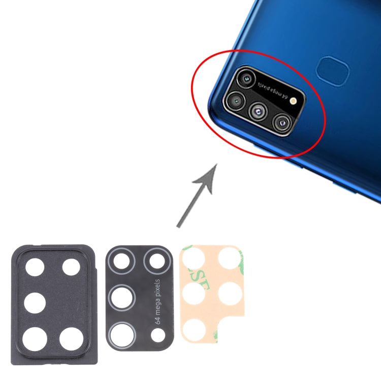 For Samsung Galaxy M31 / Galaxy M31 Prime SM-M315 10pcs Camera Lens Cover, For Samsung Galaxy M31