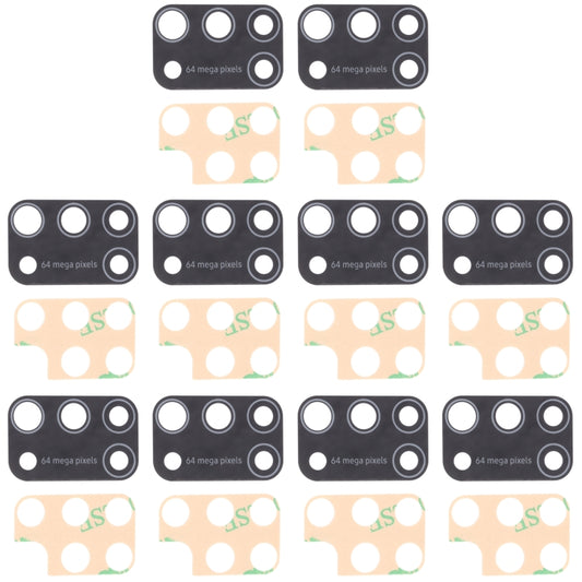 For Samsung Galaxy M31 / Galaxy M31 Prime SM-M315 10pcs Back Camera Lens, For Samsung Galaxy M31 / Galaxy M31 Prime