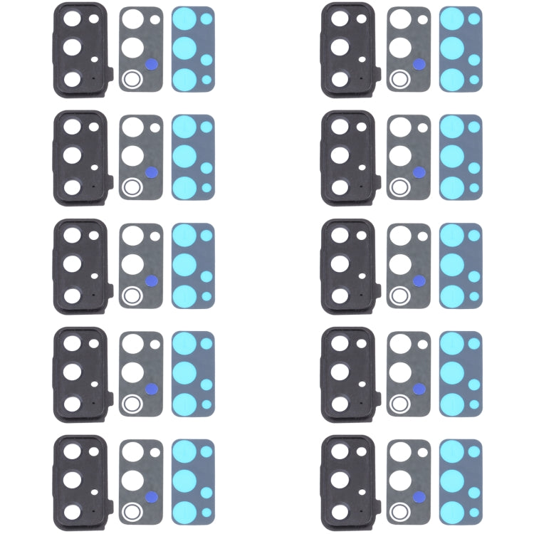 For Samsung Galaxy S20 FE 5G SM-G781 10pcs Camera Lens Cover, For Samsung Galaxy S20 FE 5G