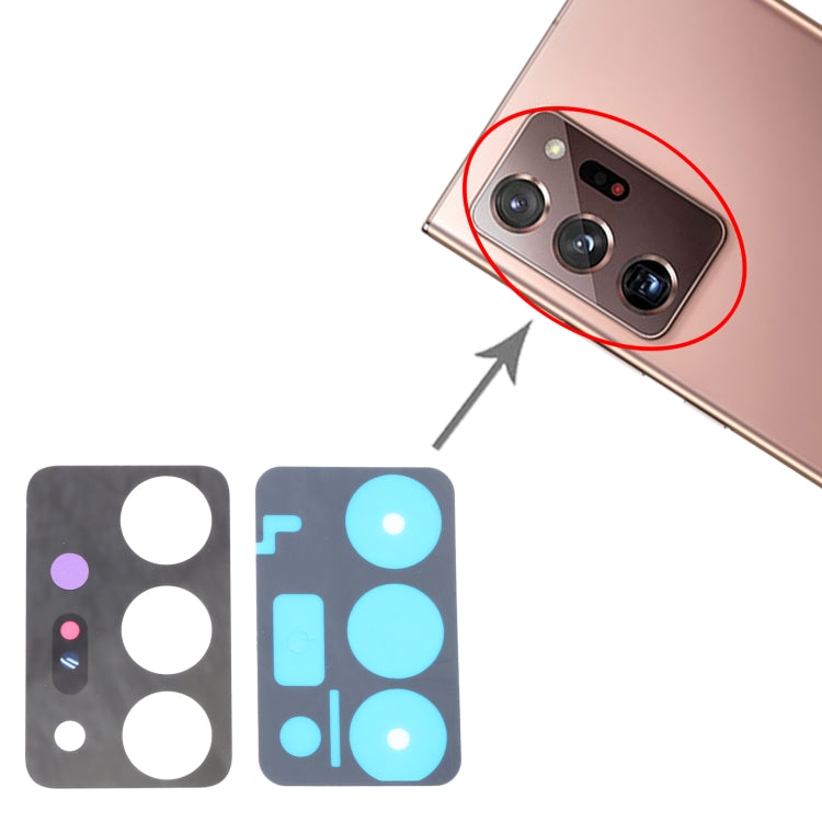 For Samsung Galaxy Note20 Ultra 5G SM-N986 10pcs Back Camera Lens, For Samsung Galaxy Note20 Ultra 5G