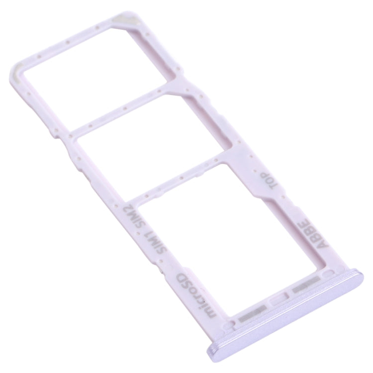 For Samsung Galaxy A22 SM-A225 SIM Card Tray + SIM Card Tray + Micro SD Card Tray, For Samsung Galaxy A22