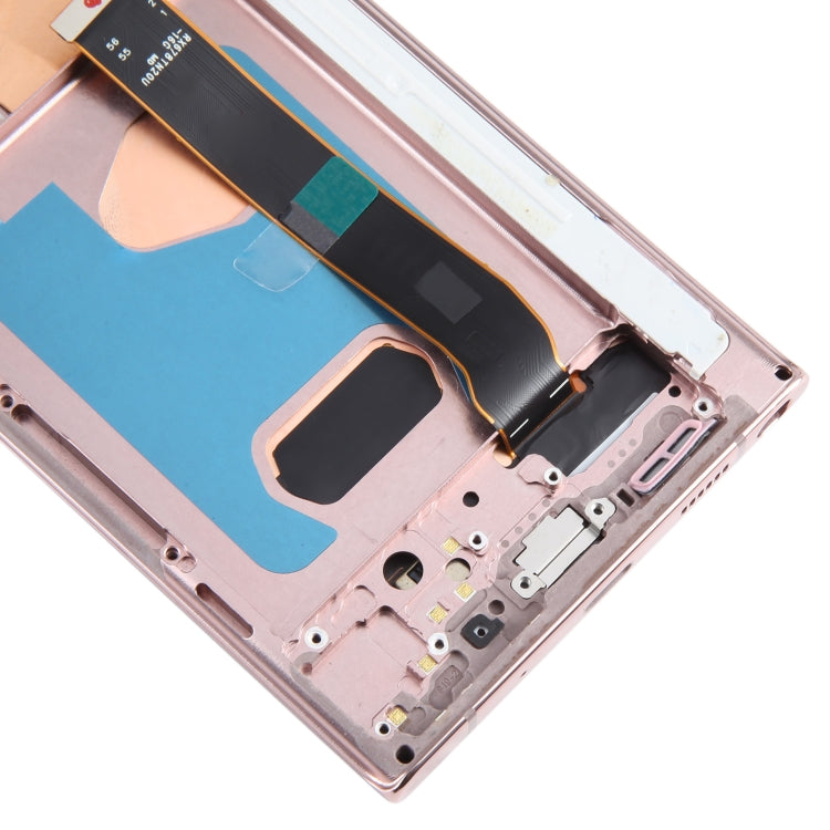 LCD Screen and Digitizer Full Assembly With Frame for Samsung Galaxy Note20 Ultra 4G