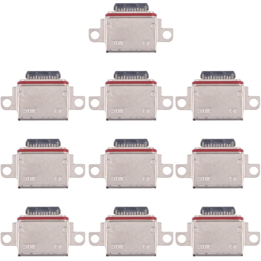 10pcs Charging Port Connector for Samsung Galaxy Note20 Ultra / Note20 Ultra 5G SM-N985F, SM-N985F/DS, SM-N986B, SM-N986B/DS, SM-N986U, SM-N986U1, SM-N986W, SM-N9860, SM-N986N, For Samsung Galaxy Note20 Ultra / Note20 Ultra 5G
