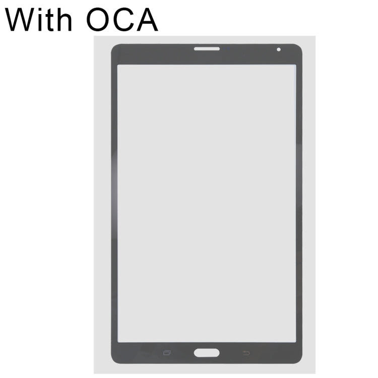 For Samsung Galaxy Tab S 8.4 LTE / T705 Front Screen Outer Glass Lens with OCA Optically Clear Adhesive , For Samsung Galaxy Tab S 8.4 LTE