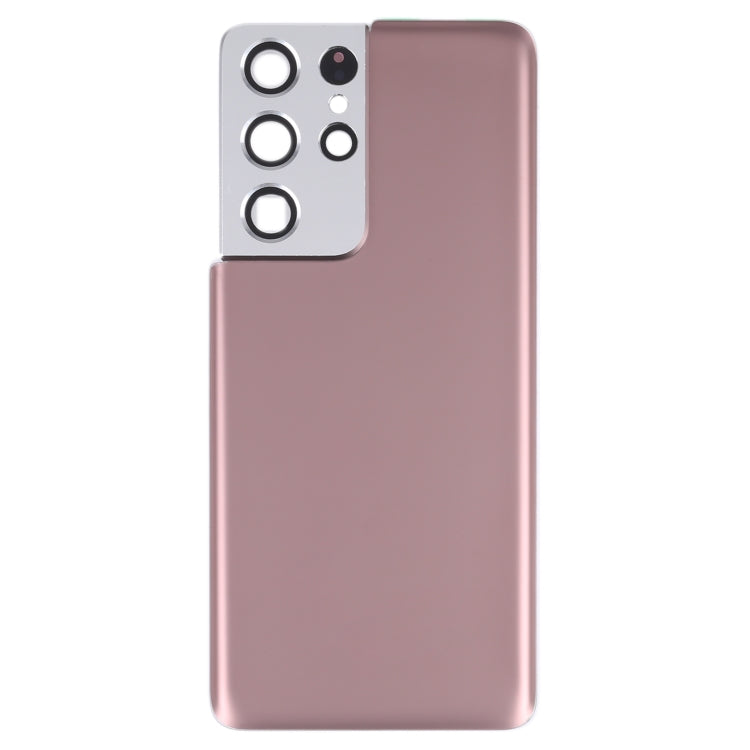 For Samsung Galaxy S21 Ultra 5G Battery Back Cover with Camera Lens Cover