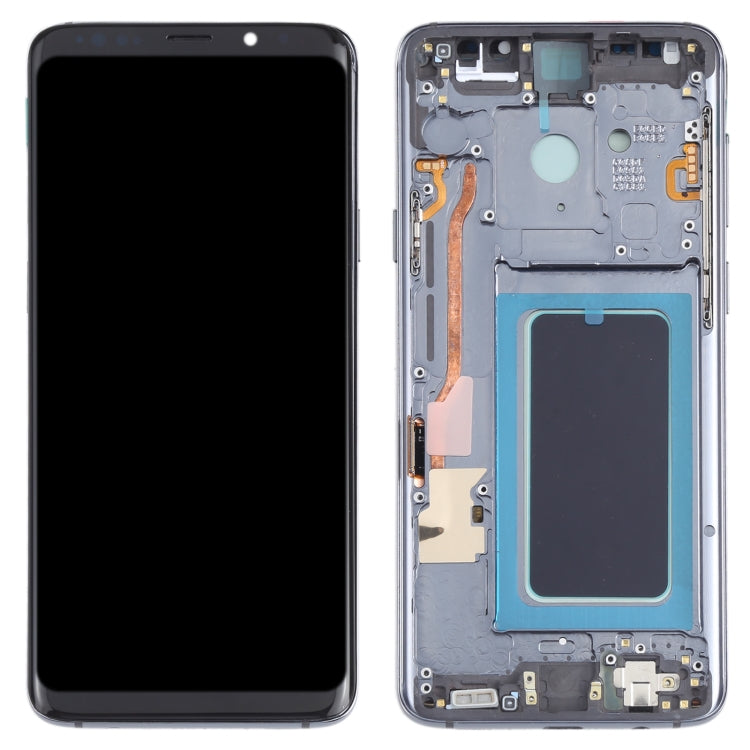 OLED Material LCD Screen and Digitizer Full Assembly with Frame for Samsung Galaxy S9+ SM-G965