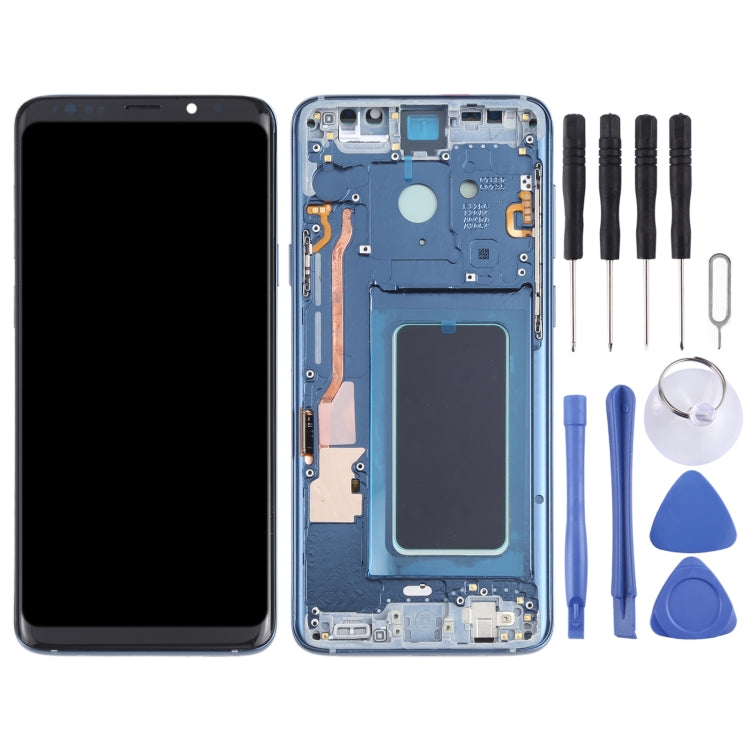 Écran LCD OLED et numériseur complet avec châssis pour Samsung Galaxy S9+ SM-G965, pour Samsung Galaxy S9+ (OLED), pour Samsung Galaxy S9+ (matériau OLED)