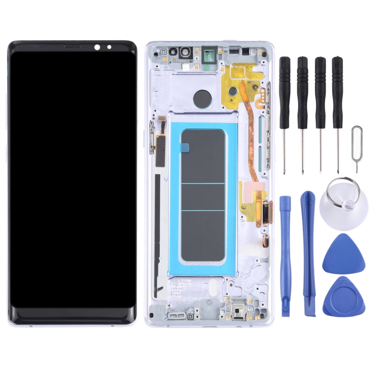 OLED Material LCD Screen and Digitizer Full Assembly with Frame for Samsung Galaxy Note 8 SM-N950