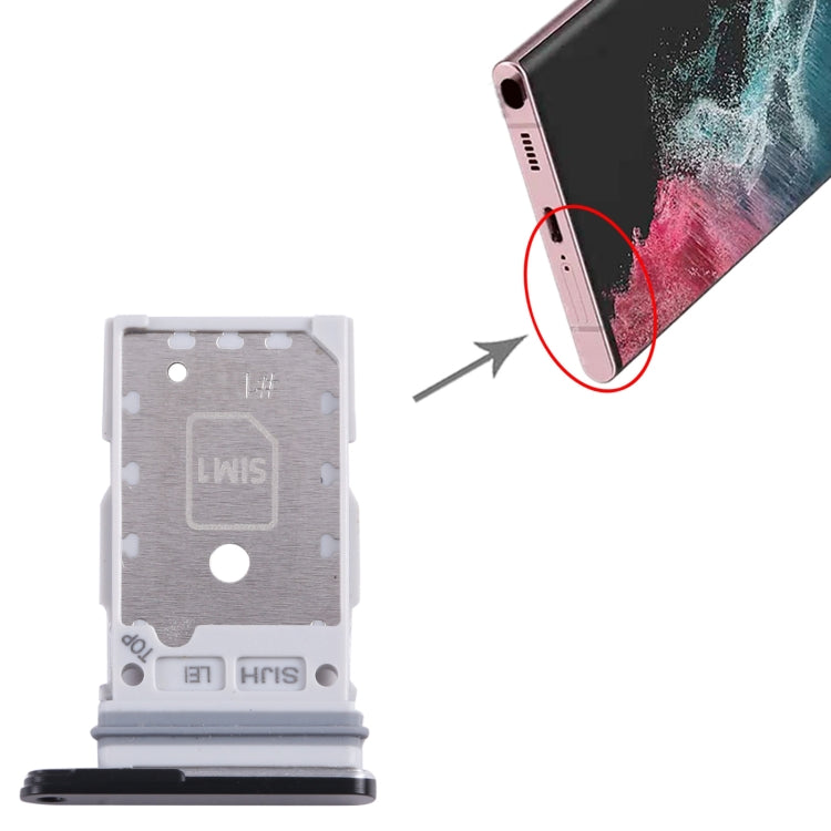 For Samsung Galaxy S22 Ultra 5G SM-S908B Original SIM Card Tray + SIM Card Tray, For Samsung Galaxy S22 Ultra 5G, For Samsung Galaxy S22 Ultra 5G(Original) - BSPART