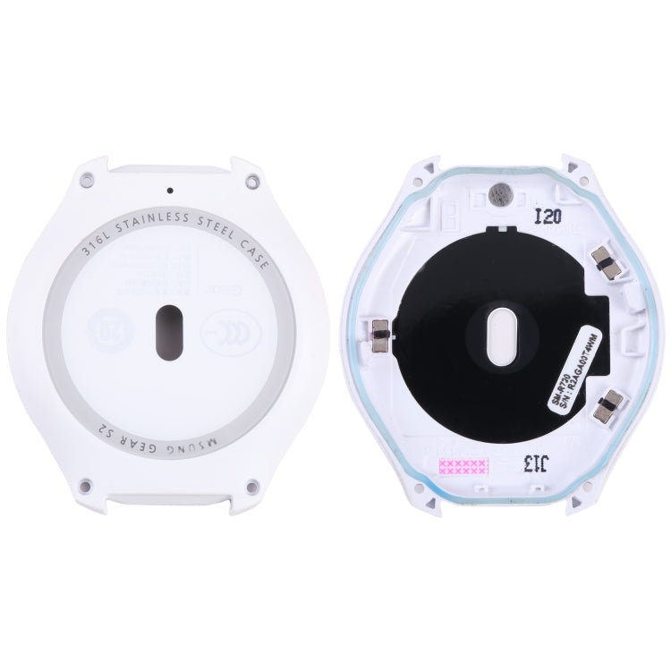 Rear Housing Cover with Glass Lens For Samsung Gear S2 SM-R720, SM-R720 (Black), SM-R720 (White)