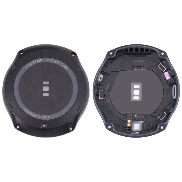 Rear Housing Cover with Glass Lens For Samsung Gear S3 Frontier SM-R760, SM-R760 (Black), SM-R760