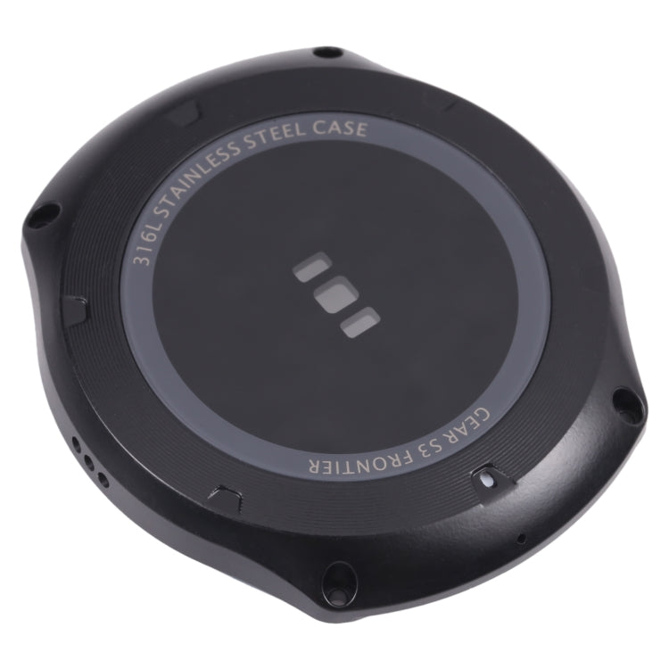 Rear Housing Cover with Glass Lens For Samsung Gear S3 Frontier SM-R760, SM-R760 (Black), SM-R760