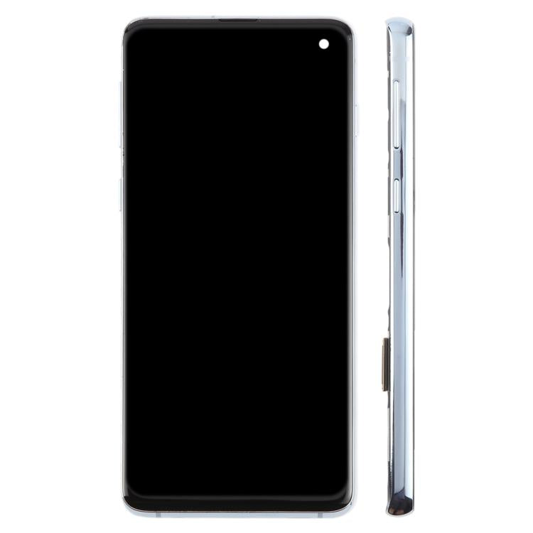 For Samsung Galaxy S10 4G SM-G973F 6.05 inch TFT LCD Screen Digitizer Full Assembly with Frame, Not Supporting Fingerprint Identification