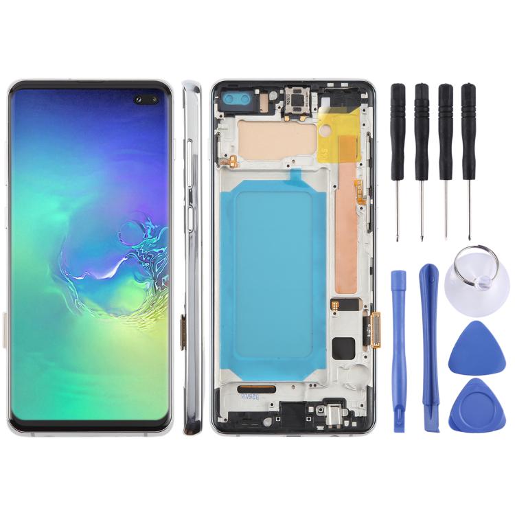 For Samsung Galaxy S10+ SM-G975F 6.38 inch TFT LCD Screen Digitizer Full Assembly with Frame, Not Supporting Fingerprint Identification, For Samsung Galaxy S10+ SM-G975F 6.38 inch(Not Fingerprint), For Samsung Galaxy S10+ (TFT)