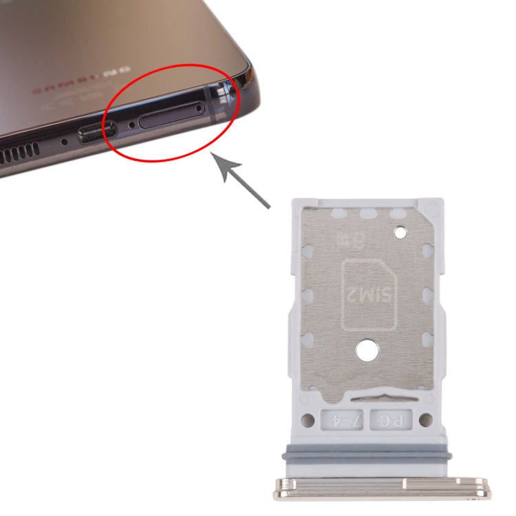 For Samsung Galaxy S23 / S23+ SM-S961B/S911B Original SIM Card Tray + SIM Card Tray, For Samsung Galaxy S23 / S23+