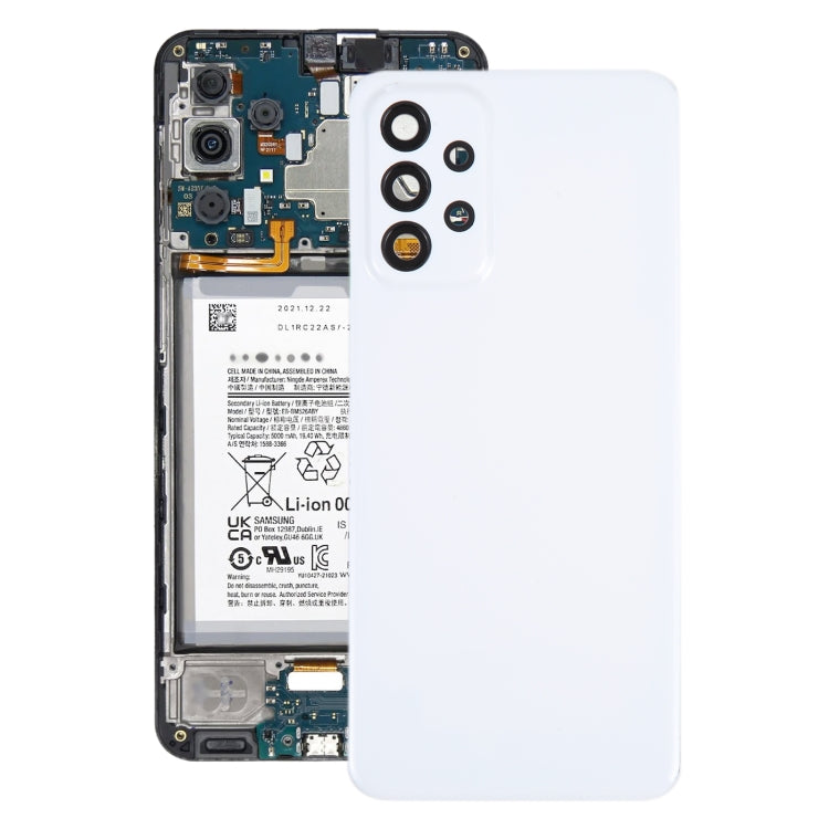 Tapa trasera de batería original con tapa para lente de cámara para Samsung Galaxy A23 5G (SM-A236A)