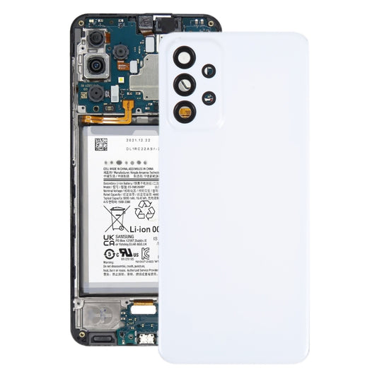 Tapa trasera de batería original con tapa para lente de cámara para Samsung Galaxy A23 5G (SM-A236A)