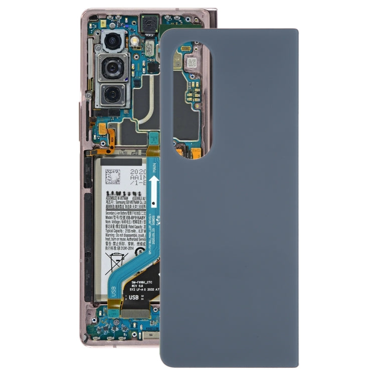For Samsung Galaxy Z Fold4 SM-F936B Battery Back Cover with Camera Lens Cover, For Samsung Galaxy Z Fold4