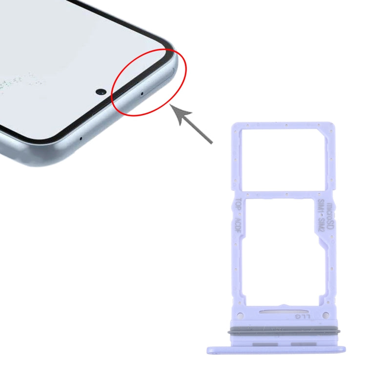 For Samsung Galaxy A34 SM-A346 Original SIM Card Tray + SIM / Micro SD Card Tray, For Samsung Galaxy A34