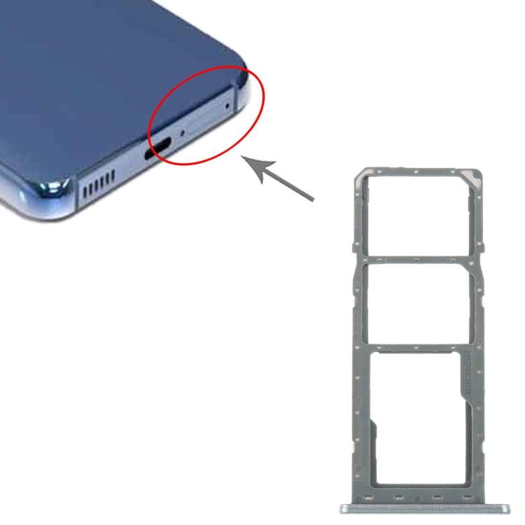 For Samsung Galaxy M04 SM-M045F Original SIM Card Tray + SIM Card Tray + Micro SD Card Tray, For Samsung Galaxy M04