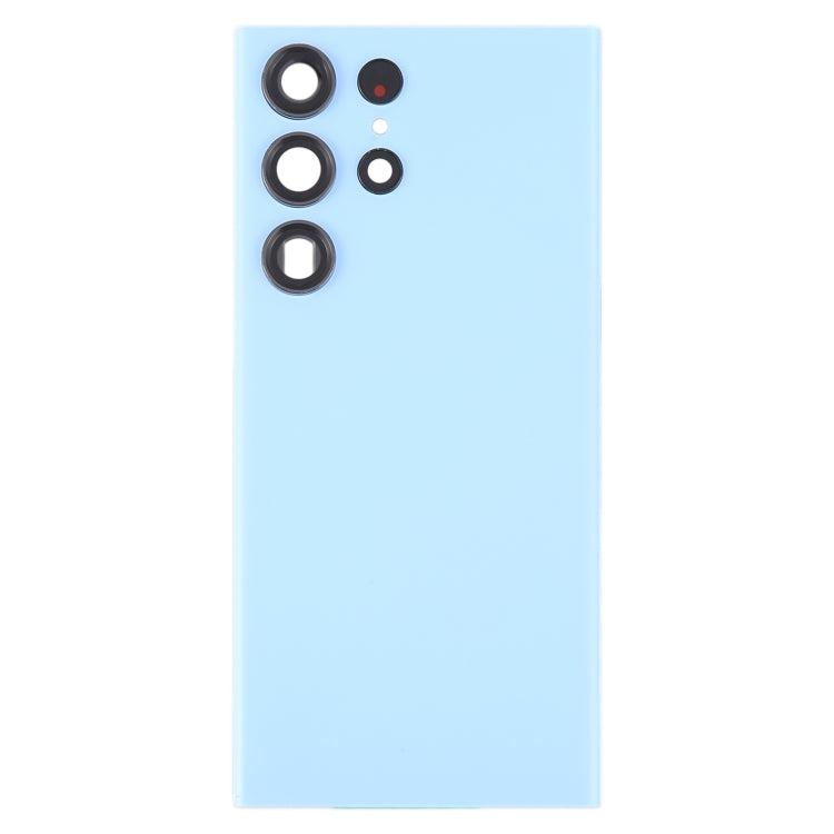 For Samsung Galaxy S23 Ultra SM-S918 Glass Battery Back Cover with Camera Lens Cover