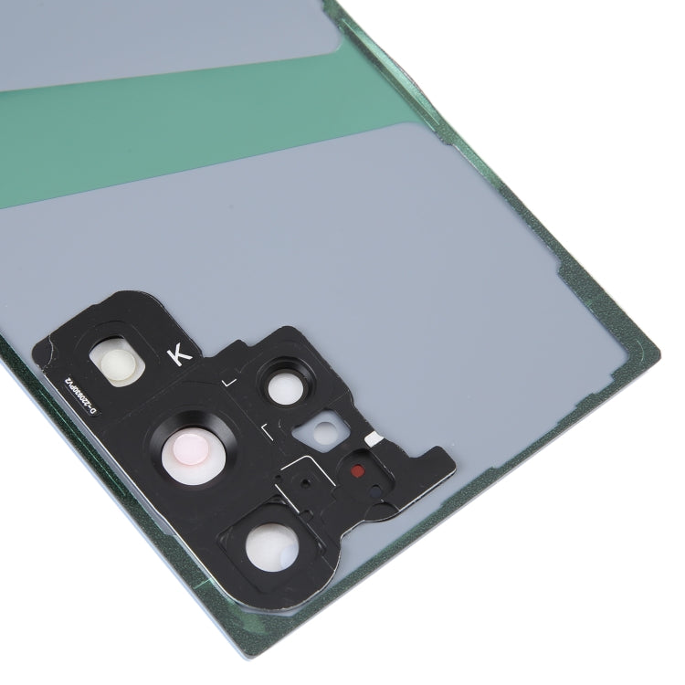 For Samsung Galaxy S23 Ultra SM-S918 Glass Battery Back Cover with Camera Lens Cover
