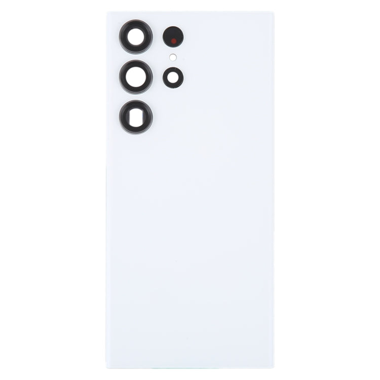 For Samsung Galaxy S23 Ultra SM-S918 Glass Battery Back Cover with Camera Lens Cover