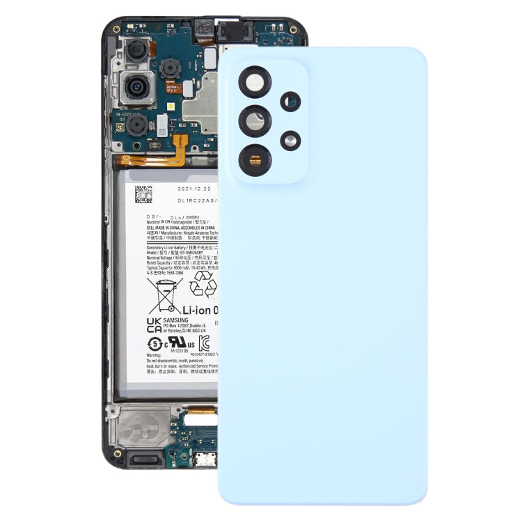 For Samsung Galaxy A53 5G SM-A536B Original Battery Back Cover with Camera Lens Frame, For Samsung Galaxy A53 5G, For Samsung Galaxy A53 5G(Original)