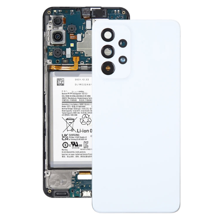 For Samsung Galaxy A53 5G SM-A536B Original Battery Back Cover with Camera Lens Frame, For Samsung Galaxy A53 5G, For Samsung Galaxy A53 5G(Original)