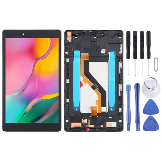 For Samsung Galaxy Tab A 8.0 2019 SM-T290 WiFi Edition Original LCD Screen Digitizer Full Assembly with Frame