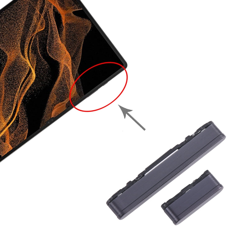 For Samsung Galaxy Tab S8 Ultra SM-X906 1set Power Button + Volume Control Button, For Samsung Galaxy Tab S8 Ultra