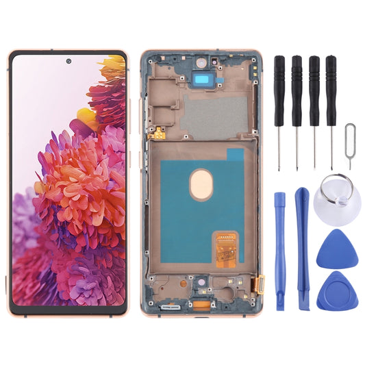 Pantalla LCD OLED de 6,43 pulgadas con digitalizador y marco para Samsung Galaxy S20 FE SM-G780F.