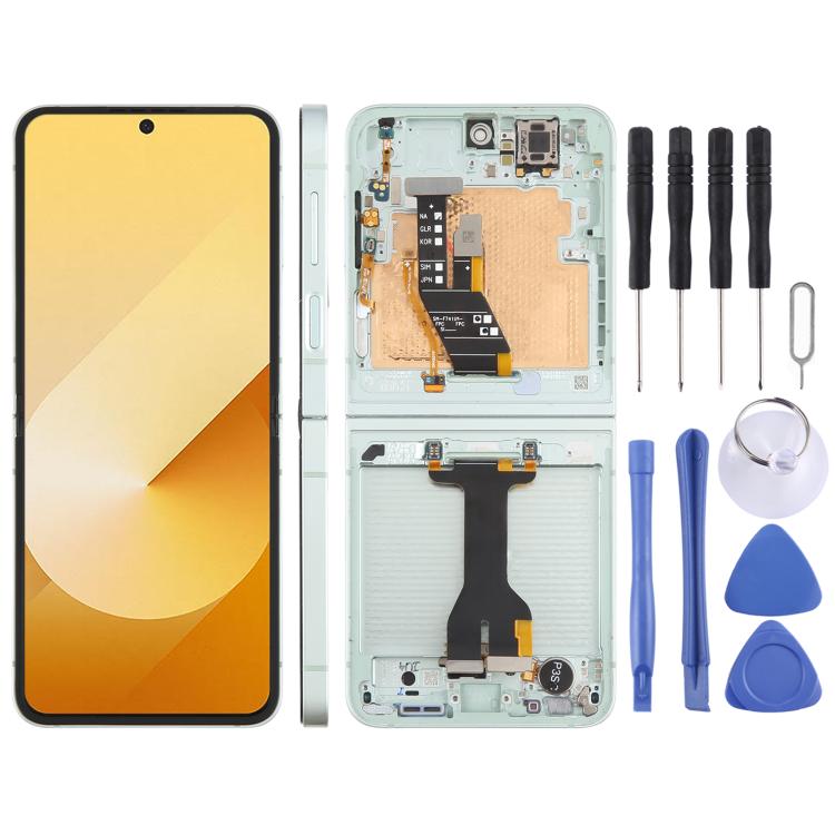 Écran LCD d'origine complet avec châssis pour Samsung Galaxy Z Flip6 SM-F741B (Original)