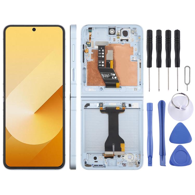 Écran LCD d'origine complet avec châssis pour Samsung Galaxy Z Flip6 SM-F741B (Original)