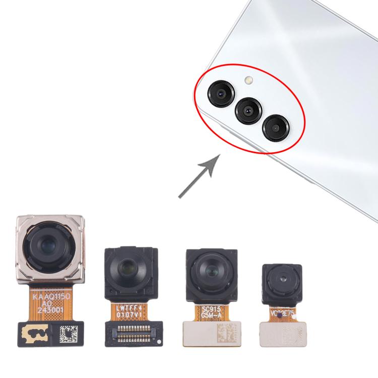 For Samsung Galaxy A16 5G SM-A166P Original Camera Set (Depth + Wide + Back + Front Camera), For Samsung Galaxy A16 5G(Original)