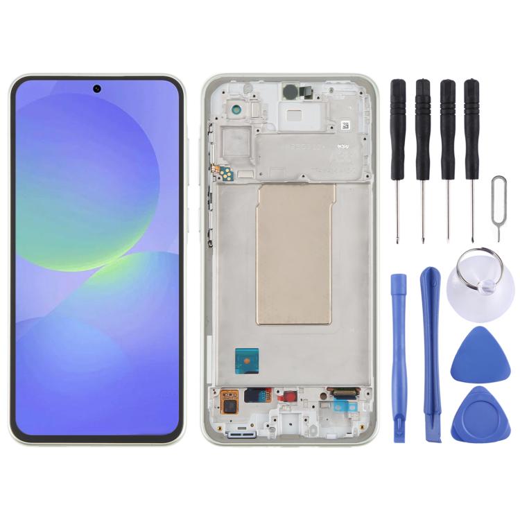 For Samsung Galaxy A36 SM-A366B Original LCD Screen Digitizer Full Assembly with Frame