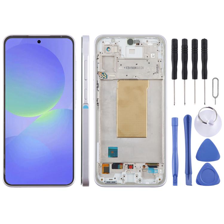 Pantalla LCD OLED digitalizadora de 6,67 pulgadas para Samsung Galaxy A36 SM-A366B, ensamblaje completo con marco