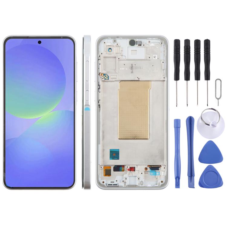 Pantalla LCD OLED digitalizadora de 6,67 pulgadas para Samsung Galaxy A36 SM-A366B, ensamblaje completo con marco