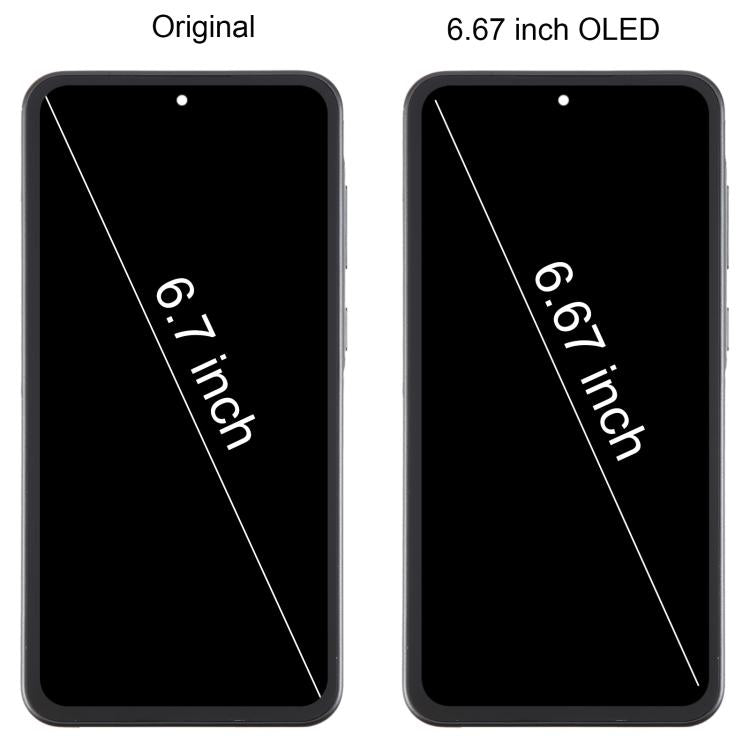 Pantalla LCD OLED digitalizadora de 6,67 pulgadas para Samsung Galaxy A36 SM-A366B, ensamblaje completo con marco