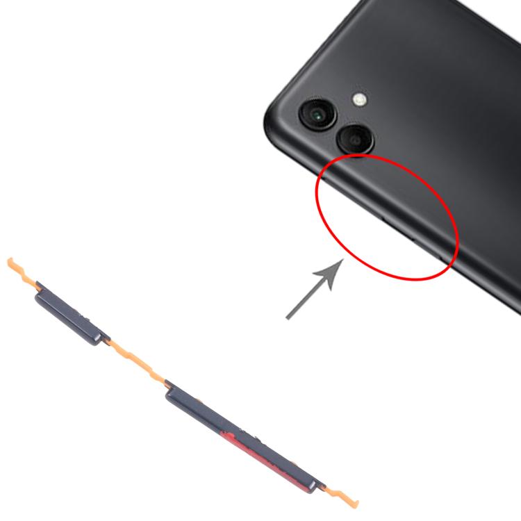 For Samsung Galaxy A04 SM-A045F 10pcs Volume Control Button, For Samsung Galaxy A04