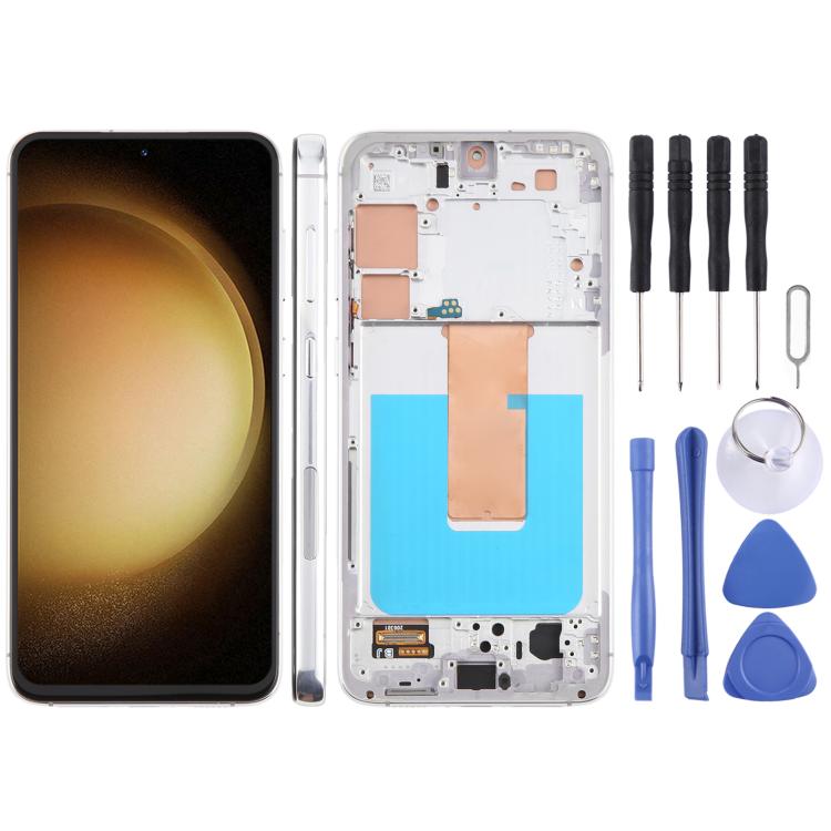 For Samsung Galaxy S23+ SM-S916B 6.43 inch TFT LCD Screen Digitizer Full Assembly with Frame, Not Supporting Fingerprint Identification, For Samsung Galaxy S23+ SM-S916B 6.43 inch(Not Fingerprint)
