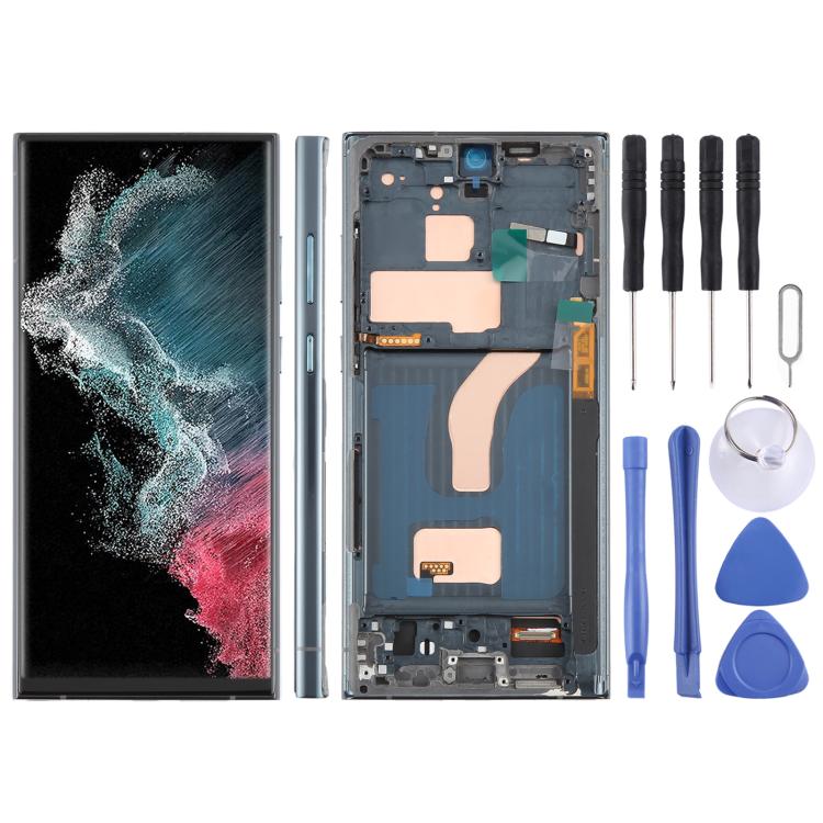 For Samsung Galaxy S22 Ultra SM-S908B 6.72 inch TFT LCD Screen Digitizer Full Assembly with Frame, Not Supporting Fingerprint Identification, For Samsung Galaxy S22 Ultra SM-S908B 6.72 inch(Not Fingerprint)